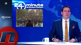 24 Minuta Protest opozicije Kiša kao najveći protivnik borbe za pravdu Deo 4 [upl. by Paulita]