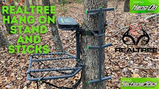 Realtree Hang On Tree Stand and Climbing Sticks Review [upl. by Eceinal]