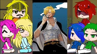 VINSMOKE FAMILY REACT TO SANJI PART 2 [upl. by Eerej]