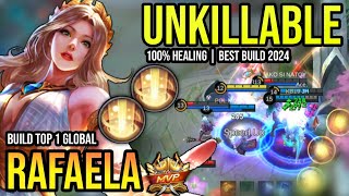 RAFAELA BEST BUILD 2024  BUILD TOP 1 GLOBAL RAFAELA GAMEPLAY  MOBILE LEGENDS✓ [upl. by Alaaj]