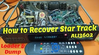 How to Recover Original Star Track Digital HD Satellite Receiver ALI3602 Loader Tool in UrduHindi [upl. by Akinirt]