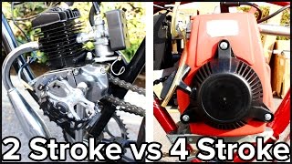 2Stroke vs 4Stroke Motorized Bicycle GoPro [upl. by Doowle135]