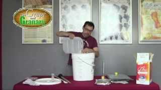 Making Wine At Home How to make an RJ Spagnols Orchard Breezin Wine Kit [upl. by Regnij]