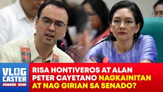 Hontiveros at Cayetano Nagkasagutan sa Senado [upl. by Wisnicki]