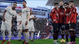 COPA EUROPA R MADRID VS AC MILAN  FIFA 24 [upl. by Ydennek]