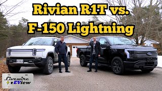 Rivian R1T vs Ford F150 Lightning [upl. by Mackoff]