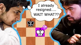 This WEIRD explanation behind Vidits King Sacrifice will shock you chess [upl. by Drannek]