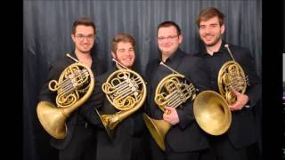 Hannover Hornquartett  G Verdi Nabucco Overture [upl. by Etyak]