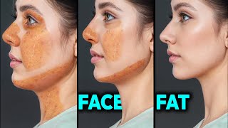 FACE EXERCISES TO LOSE FACE FAT  DOUBLE amp FACELIFT [upl. by Tnafni722]