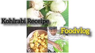 Kohlrabi receipe  youtubeshorts foodvlog foodlover healthy food [upl. by Lucien]