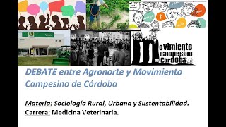 SOCIOLOGÍA RURAL URBANA Y SUSTENTABILIDAD MedVet  Clase DEBATE 14052024 [upl. by Julienne]