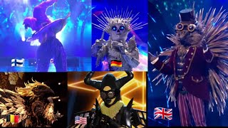 Masked Singer Chandelier by Sia in Different countries Who is your favorite [upl. by Nnilsia]