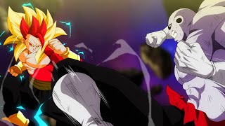 Super Saiyan 4 Rycon Vs Jiren Dragon Ball Super Animation [upl. by Irianat801]