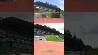 Van vs F1 Car Through Eau Rouge 🤯 [upl. by Benetta]