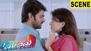 Sree Vishnu Hugs Chitra Shukla  Maa Abbayi Movie Scenes [upl. by Deehan574]