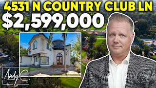 Golf Lovers Dream Home Tour at 4531 N Country Club Ln  5 Bed 5 Bath Luxury Property [upl. by Eliott]