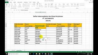 Cara menggunakan Subtotal pada MS Excel 2013 [upl. by Ylenats388]