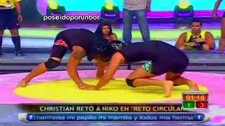 COMBATE NIKO VS CHRISTIAN LUCHAN EN RETO CIRCULAR 280213 [upl. by Asilanna365]