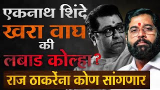 Eknath Shinde वाघ की लबाड कोल्हा Raj Thackeray का ऐकत नाहीत [upl. by Bergmann]