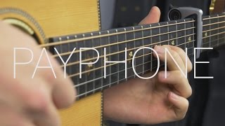 Maroon 5  Payphone  Fingerstyle Guitar Cover By James Bartholomew [upl. by Yeliab]