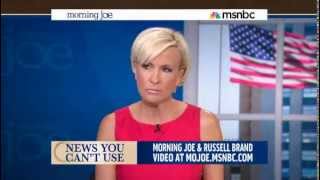 Mika Brzezinski responds to Russell Brand interview on Morning Joe [upl. by Fabrianne]