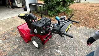 TORO 928 SNOW BLOWER REVIEW [upl. by Adnylg]