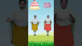 colorful girls eat wow cake eagerly and one girl eat butterfly funny vfx shorts viral [upl. by Mindi]