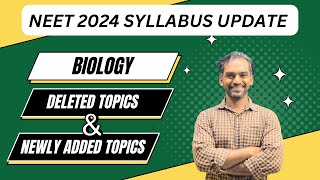 Biology Deleted Portions  NEET 2024 Reduced syllabus [upl. by Atirhs897]