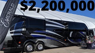 TOUR OF 2020 PREVOST EMERALD COACH WITH 4 SLIDES [upl. by Herm795]