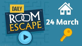 Daily Room Escape  24 March  Full Walkthrough  Crazygames [upl. by Hippel]