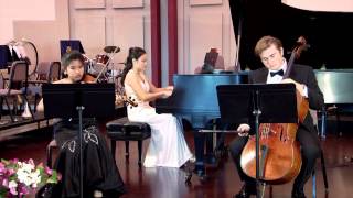 Ravel Piano Trio in A minor Second Movement [upl. by Attirb]