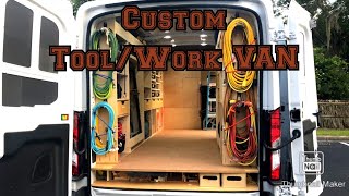 Custom Carpentry ToolWork Van  Designed amp Upfitted by Son of a Carpenter Inc [upl. by Aissat]