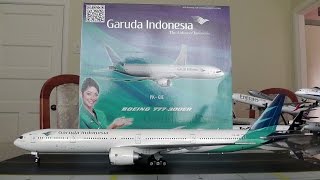 Inflight 200 Garuda Indonesia 777300ER Unboxing and Review [upl. by Vashti]