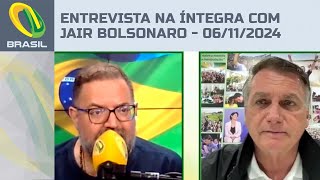 Entrevista na íntegra com Jair Bolsonaro  06112024 [upl. by Auvil]