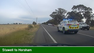 AUS Driving from STAWELL to HORSHAM RealTime Drive [upl. by Percy]