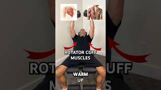 TRY THIS Chest Press Warm Up🔥 chiropractic warmup rotatorcuff shorts [upl. by Whale]