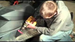 How to Polish a Snowmobile Tunnel  Mothers Power Cone [upl. by Kries993]