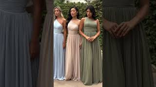 Isadore ❤️ Which is your fave Sky blue Champagne Sage bridesmaiddress wedding bridesmaids [upl. by Oscar]