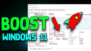 How To Boost Processor and CPU Speed in Windows 11 For Free [upl. by Carter]