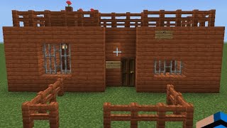 Minecraft Wooden Small Home tranding [upl. by Boudreaux]