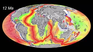 15 billion years of Plate Tectonics by CR Scotese [upl. by Enerehs]