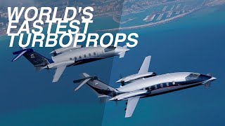 Top 5 Fastest Turboprops  Price amp Specs [upl. by Tadd]