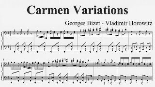 Georges Bizet  Vladimir Horowitz  Carmen Variations [upl. by Notnarb761]