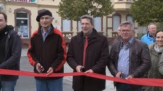 Wittenberge Einweihung der sanierten Rathaus und Tivoliestraße [upl. by Bick]