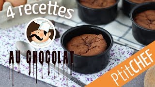 Top 4 de nos recettes au chocolat  Ptitchef [upl. by Hoopes]