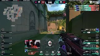 SEN TenZ’s crazy ACE against KRÜ  VCT Americas 2024 [upl. by Clauddetta]