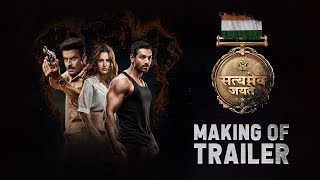 Making of The Trailer Satyameva Jayate John Abraham Manoj BajpayeeAmruta Khanvilkar Aisha Sharma [upl. by Elyrpa]