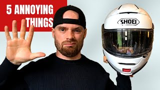 Shoei Neotec 2  5 ANNOYING things about this Helmet [upl. by Yelhsa]