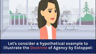 Doctrine of agency by Estoppel Explained [upl. by Elehcor]