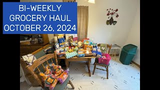 BIWEEKLY GROCERY HAUL OCTOBER 26 2024 [upl. by Marcelia]